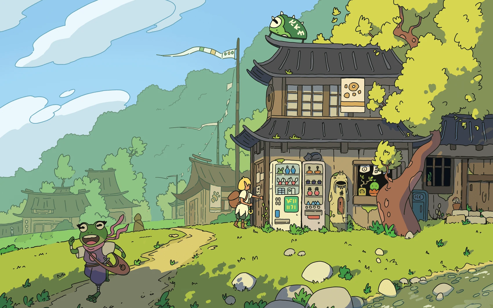 Obojima village shop