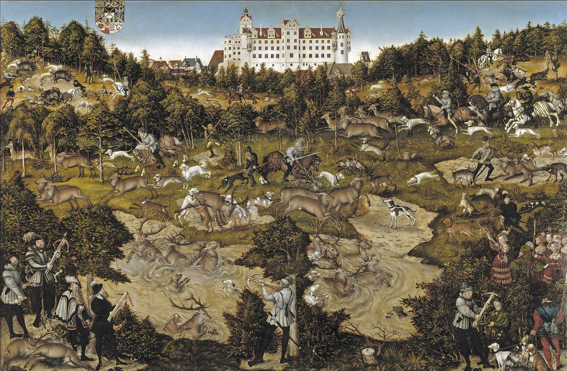 Hunt at the Castle of Torgau in Honour of Charles V